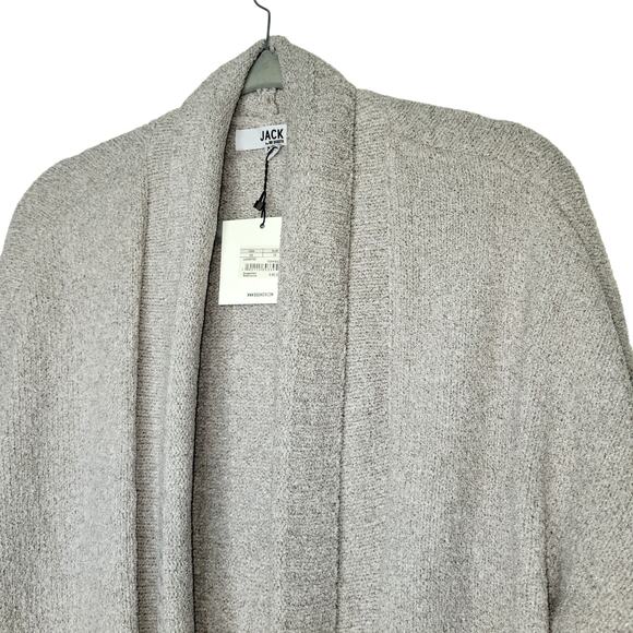 Jack by BB Dakota Chenille Open Cardigan Toffee Metallic Thread Women Sz XS - Picture 10 of 10